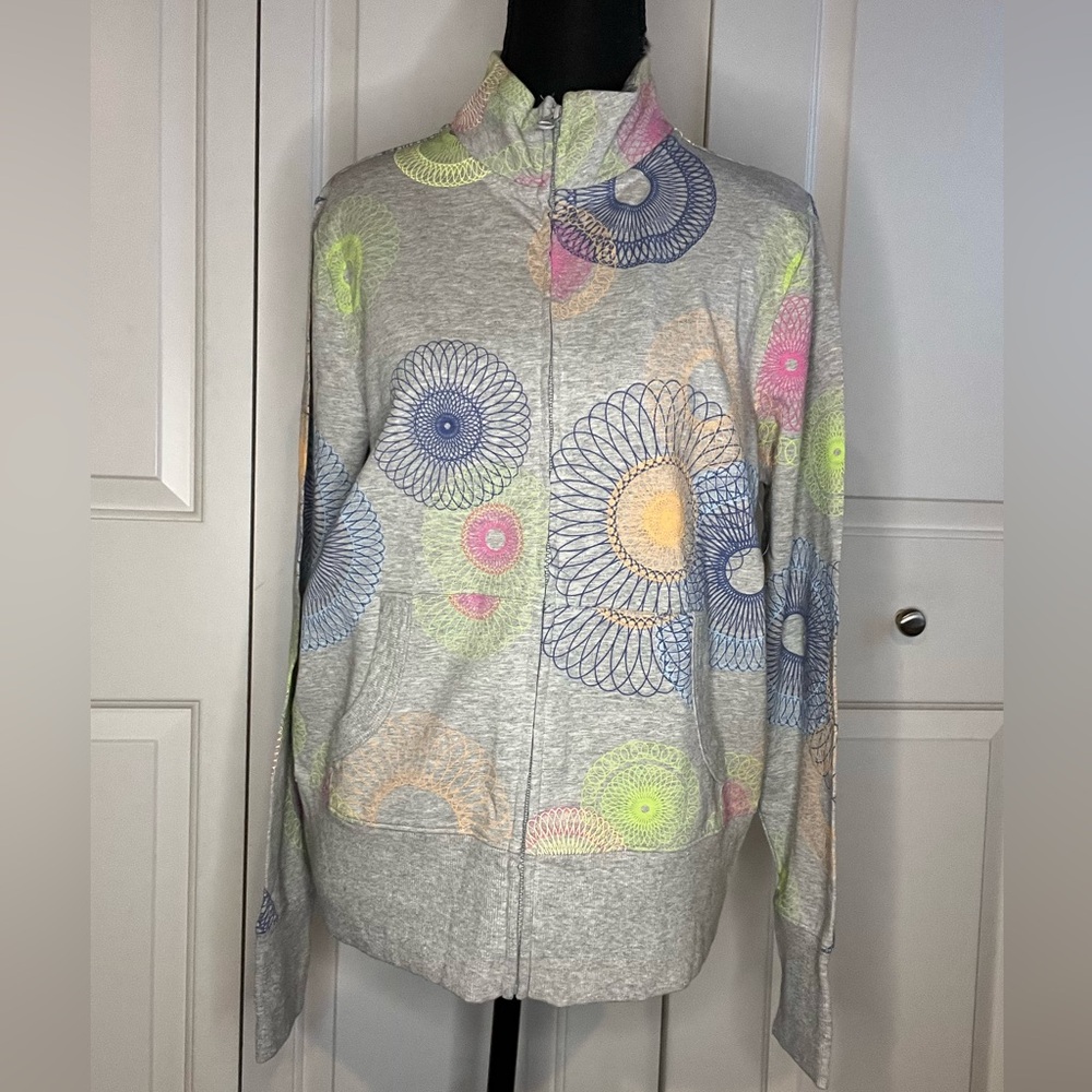 NWT Old Navy Do A Little Yoga Zip Jacket, Mock Neck, Activewear, Athleisure, L